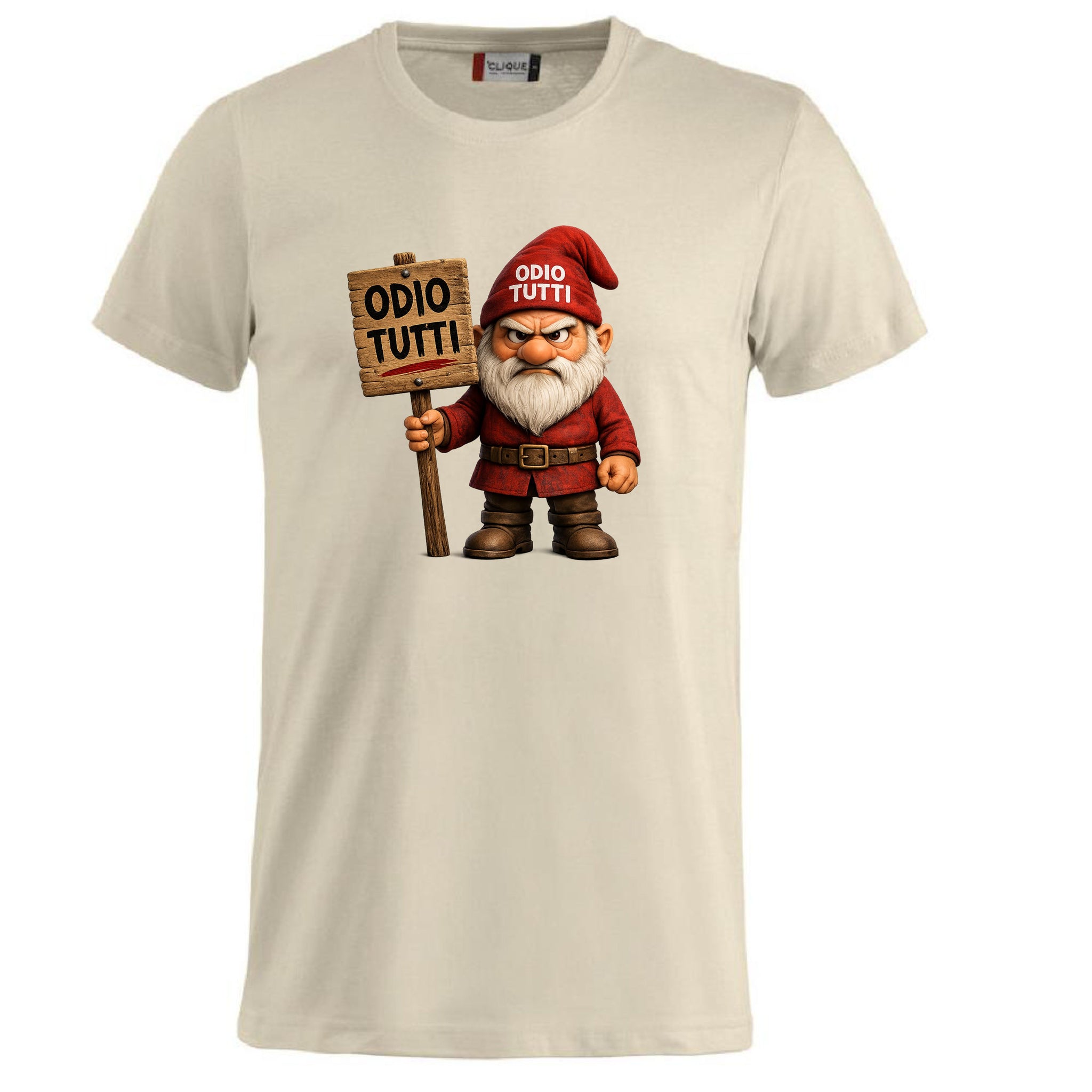 T-Shirt Uomo Simpatica Odio Tutti – Personalizzabile con Nome – PS 27431-A-155