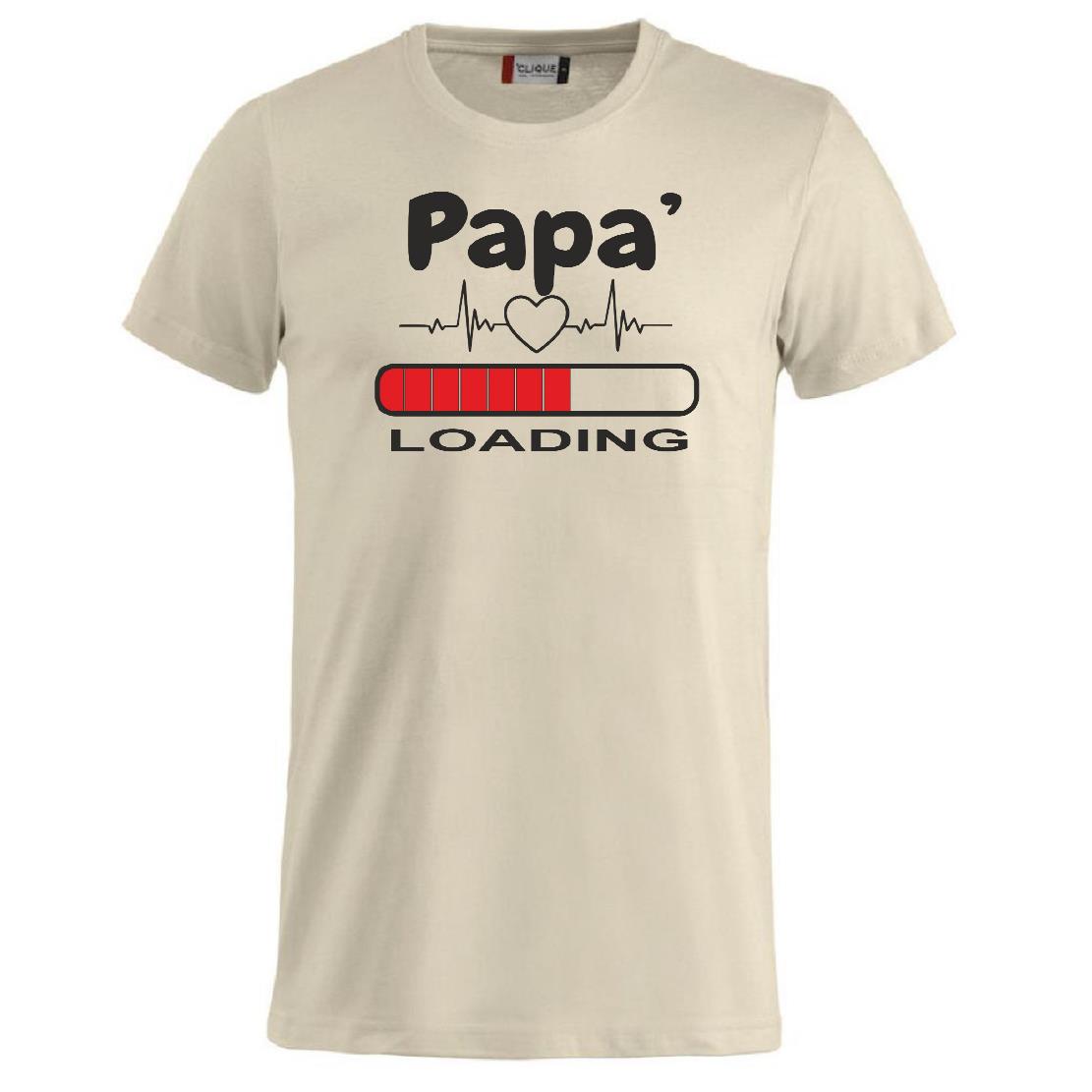 T-Shirt Personalizzabile Unisex “Papà loading...” – Festa del papà – PS 27431-A055