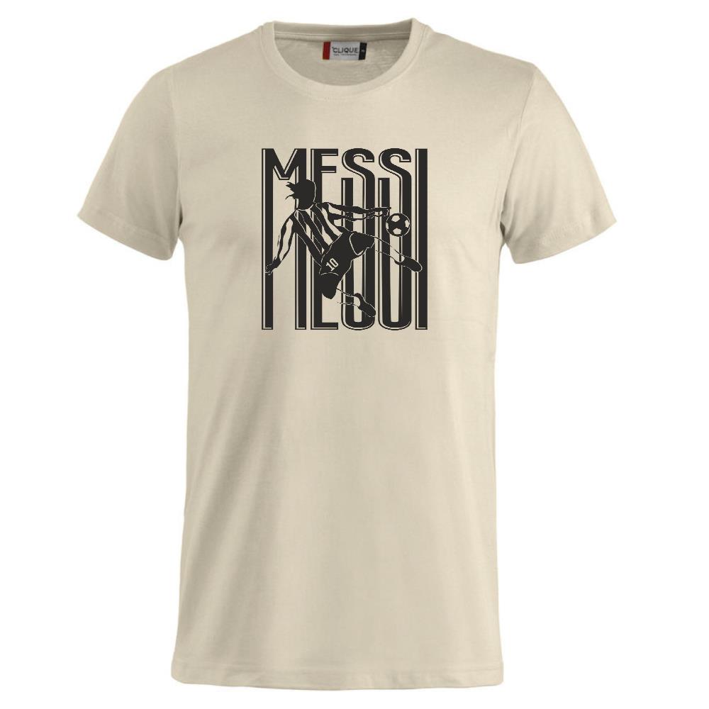 T-shirt Messi 10 Tifosi Calcio Argentina 100% Cotone Personalizzabile Con Nome e Numero PS 27431-A034