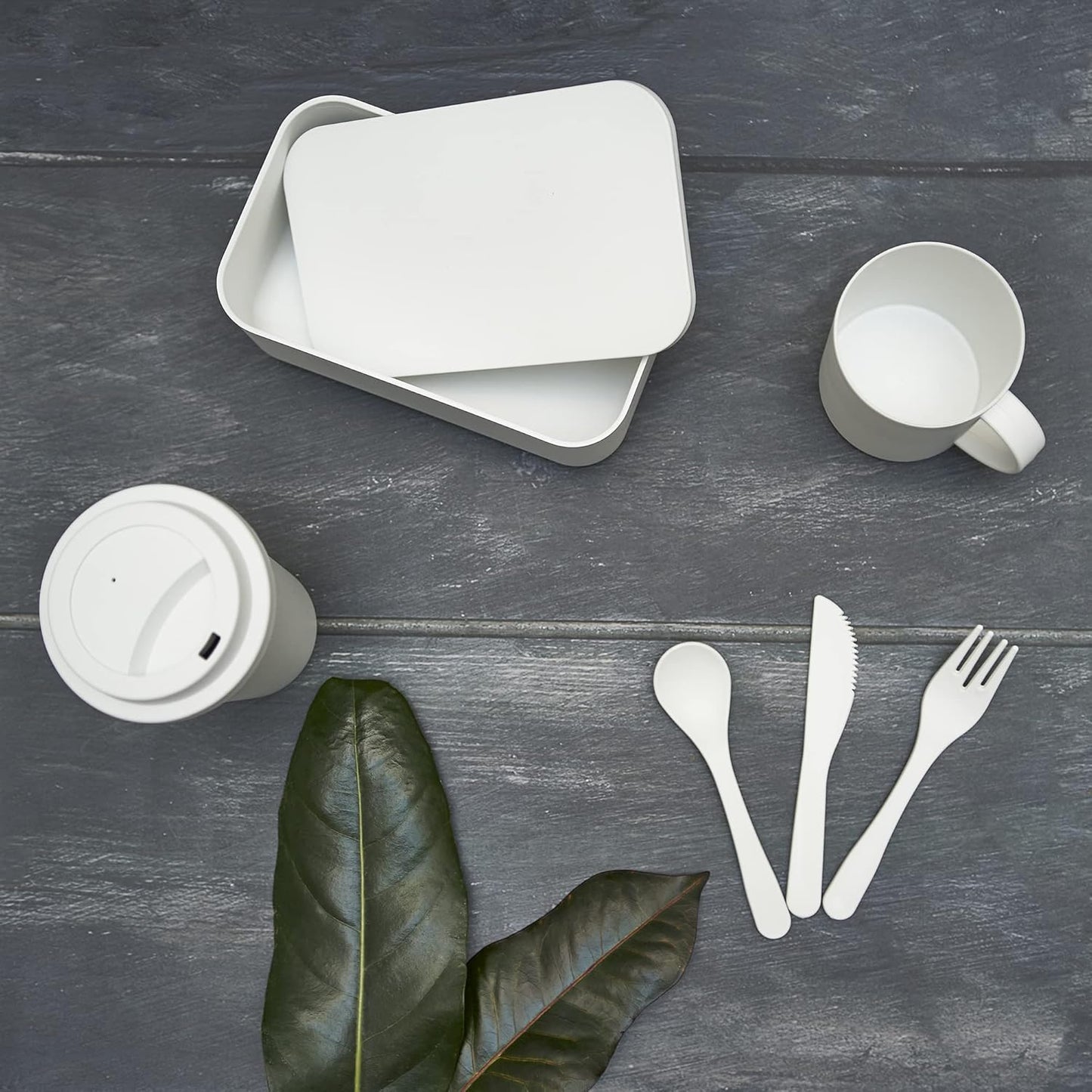 Contenitore Pranzo in PLA con Nastro di Regolazione in Silicone – 1 L – PS 00563