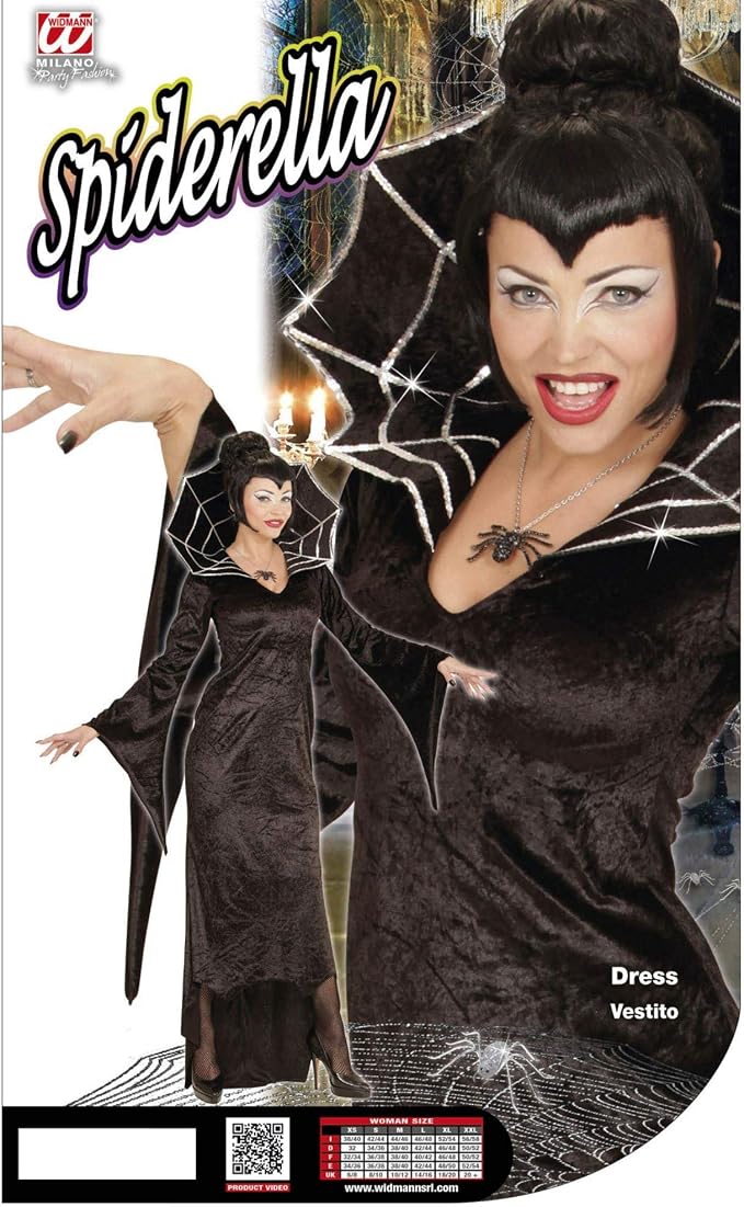 Costume Donna Spiderella Travestimento Halloween – PS 21812