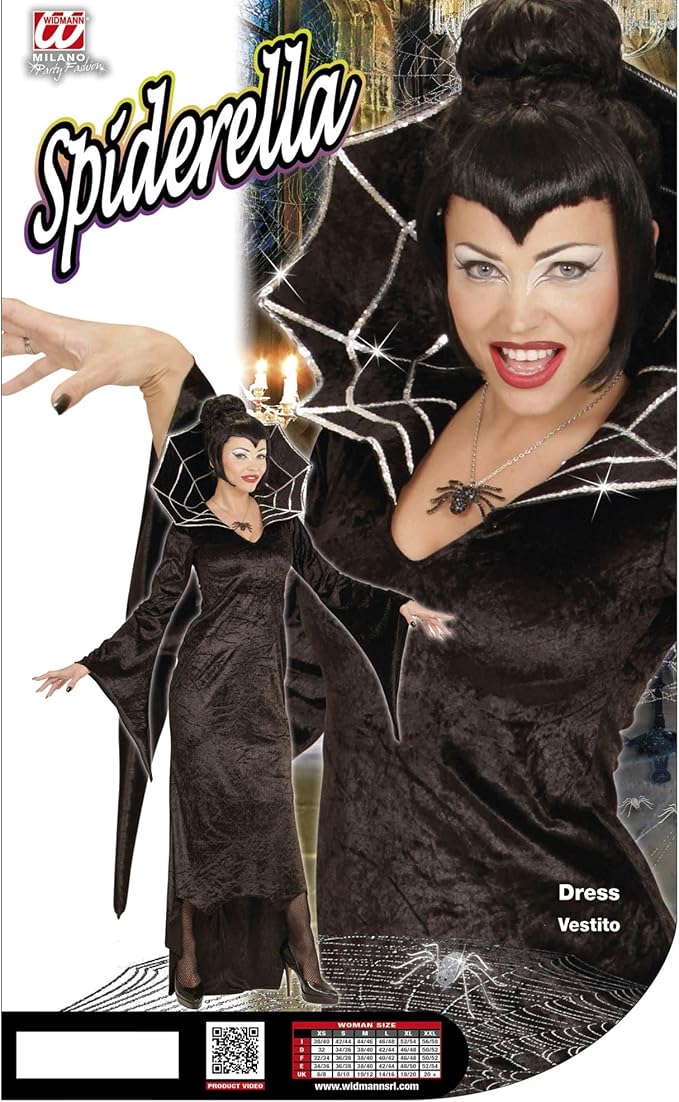 Costume Donna Spiderella Travestimento Halloween – PS 21812