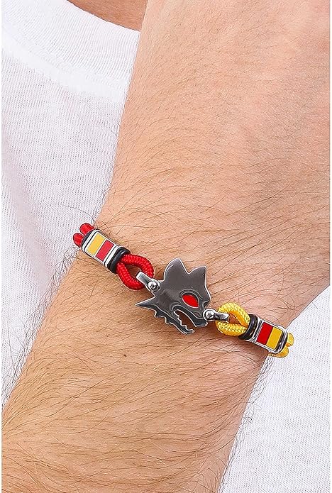 Bracciale da uomo A.S. Roma B-RB004UCR in acciaio – Cod. 38049