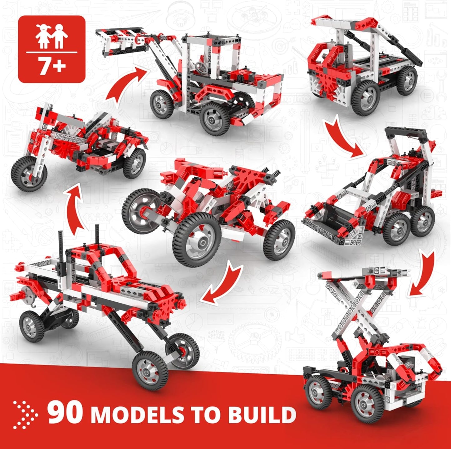 Set Costruzioni 90 in 1 Motorizzato – Cod. 02476