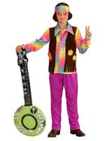 Costume di Carnevale Hippie Travestimento Anni 60 Figli dei Fiori – PS 26174