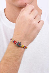Bracciale da uomo A.S. Roma B-RB004UCR in acciaio – Cod. 38049