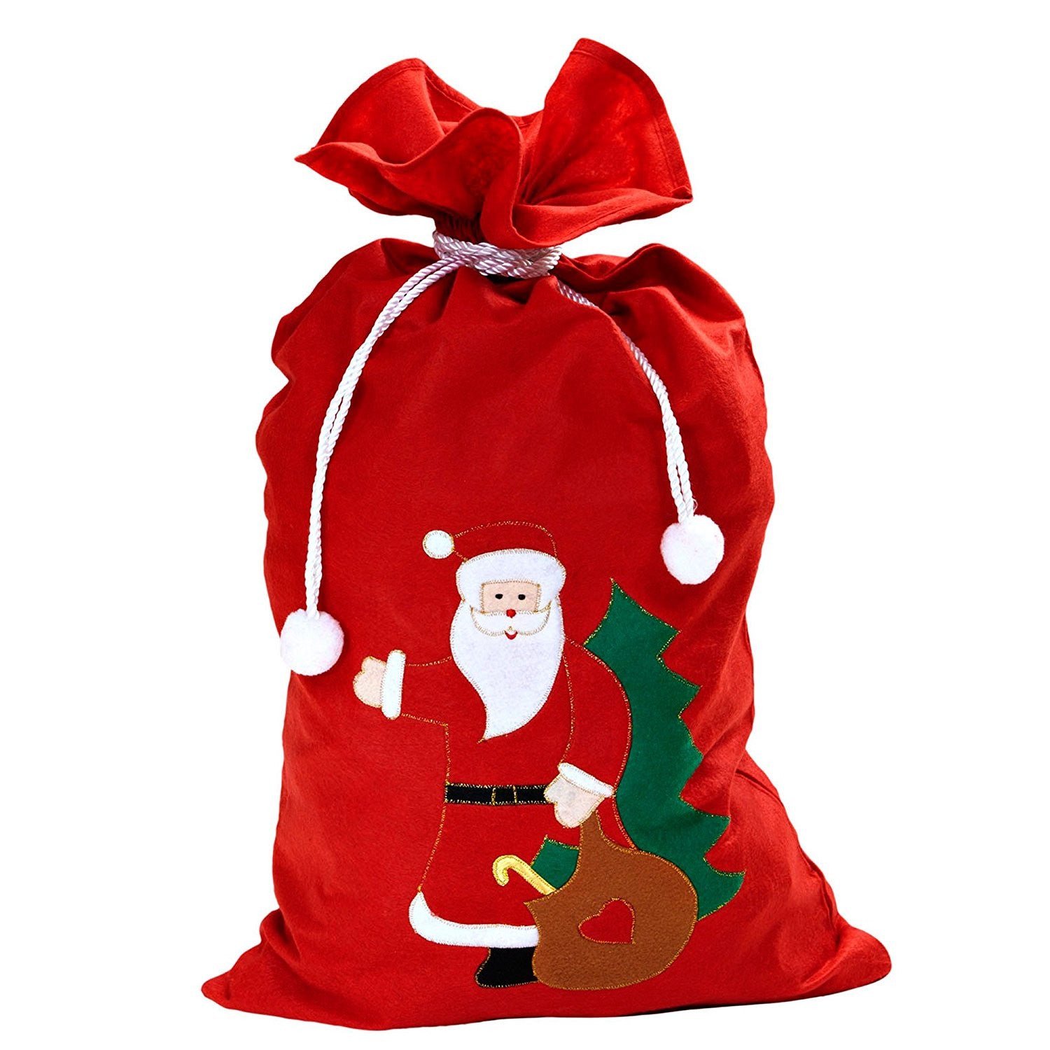 Sacco Grande Porta Regali Babbo Natale – Accessori Costume – PS 12326