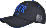 Cappellino Baseball Inter Nero Logo Ricamato in Rilievo – FC Internazionale 37161