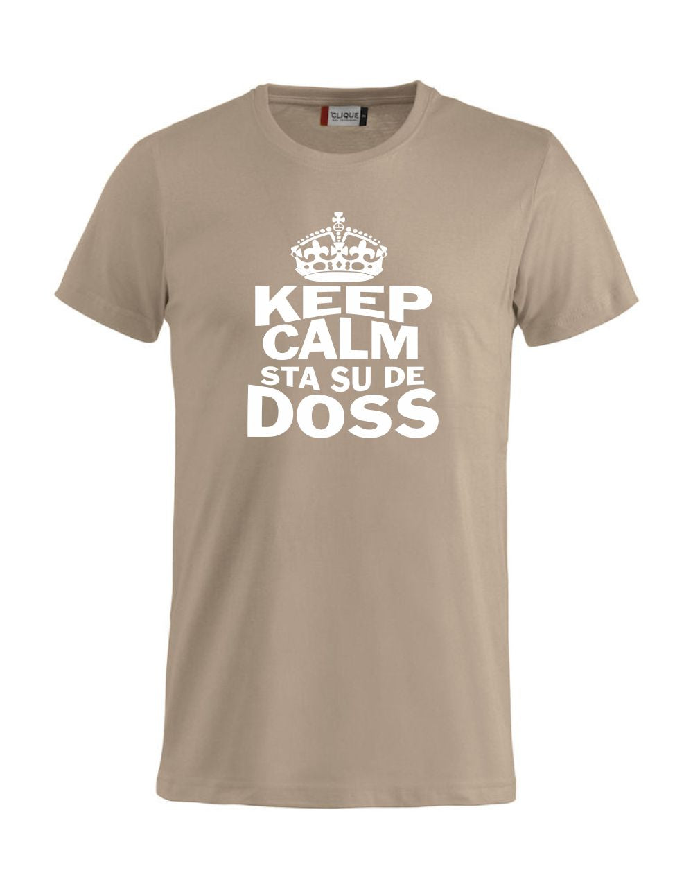 T-Shirt “Keep Calm Sta Su De Doss” Uomo e Bambino – Maglietta Simpatica con Stampa – PS 27431-A010