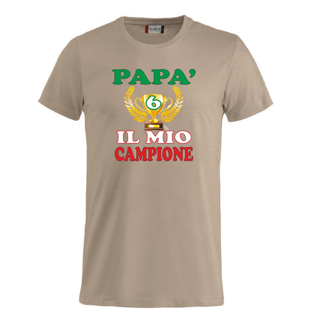 T-Shirt Unisex “Papà sei il mio campione” – Festa del papà – PS 27431-A083