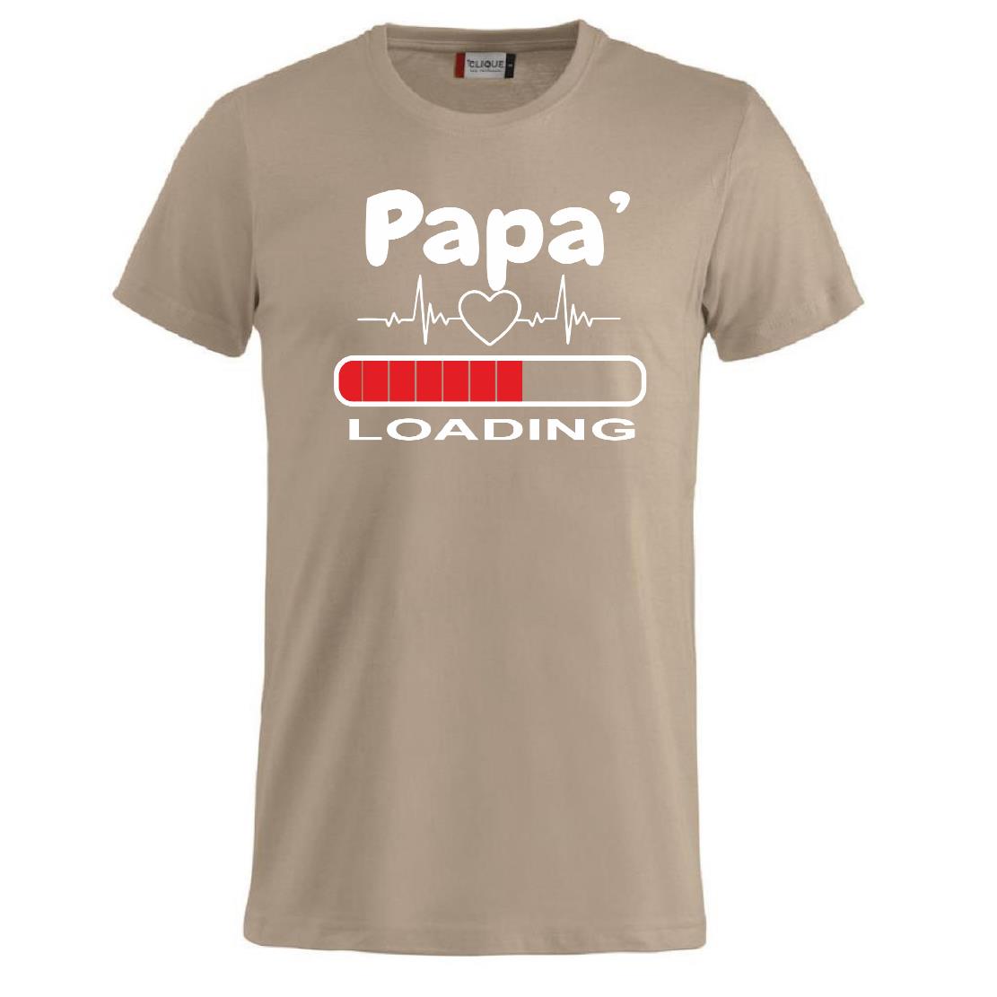T-Shirt Personalizzabile Unisex “Papà loading...” – Festa del papà – PS 27431-A055