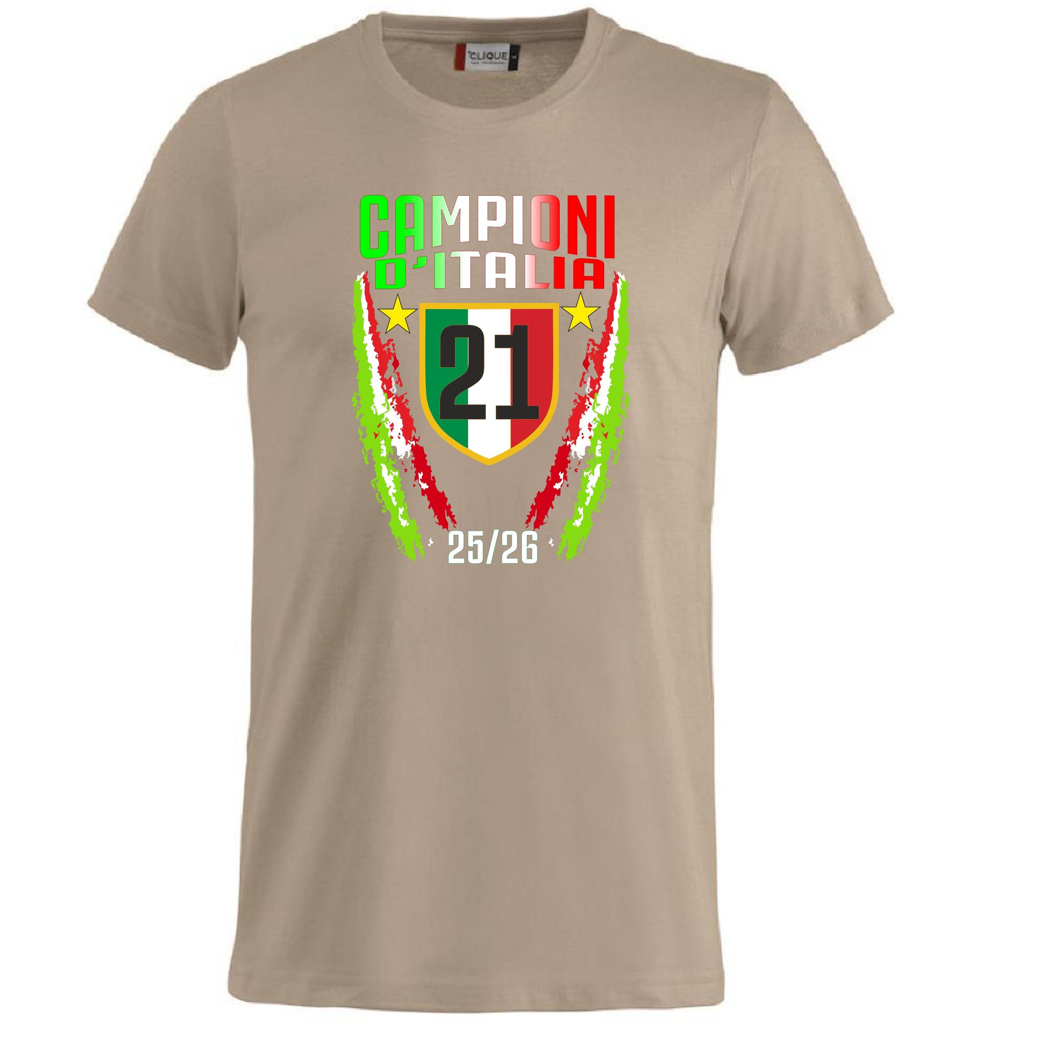 T-Shirt Inter Campione d’Italia 2025/2026 – Seconda Stella 21 Scudetti – PS 27431-A040 INT