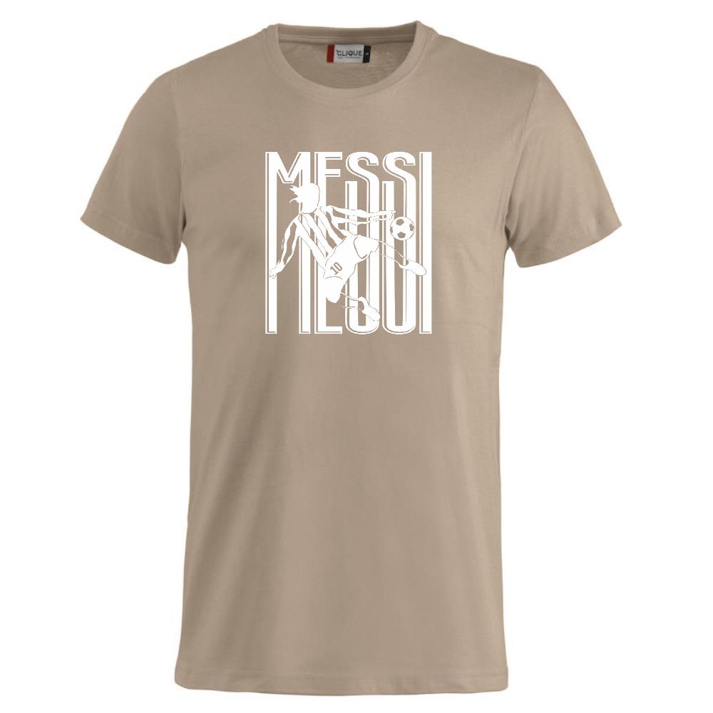 T-shirt Messi 10 Tifosi Calcio Argentina 100% Cotone Personalizzabile Con Nome e Numero PS 27431-A034