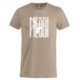 T-shirt Messi 10 Tifosi Calcio Argentina 100% Cotone Personalizzabile Con Nome e Numero PS 27431-A034