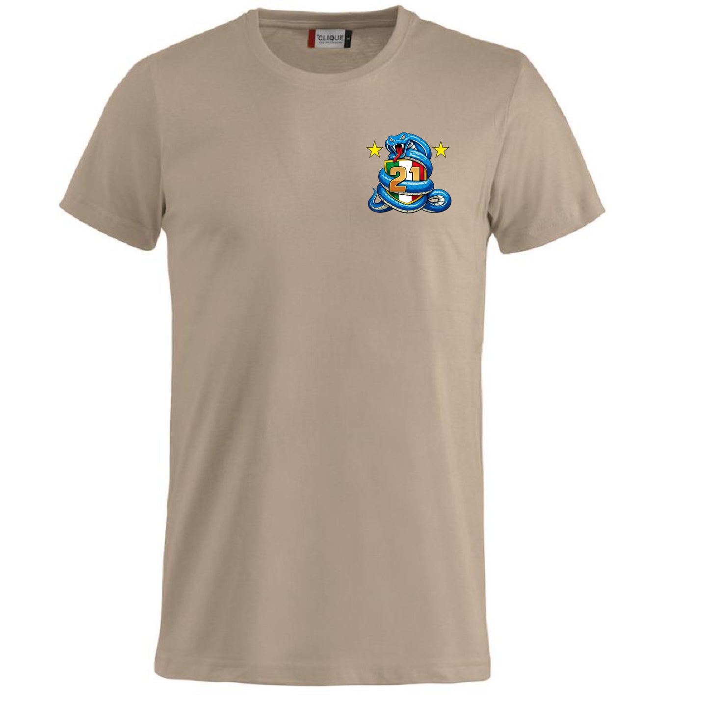 T-Shirt Neroazzurri Campioni d’Italia 2025/2026 –  21 Scudetti 100% Cotone  – PS 27431-INT-09