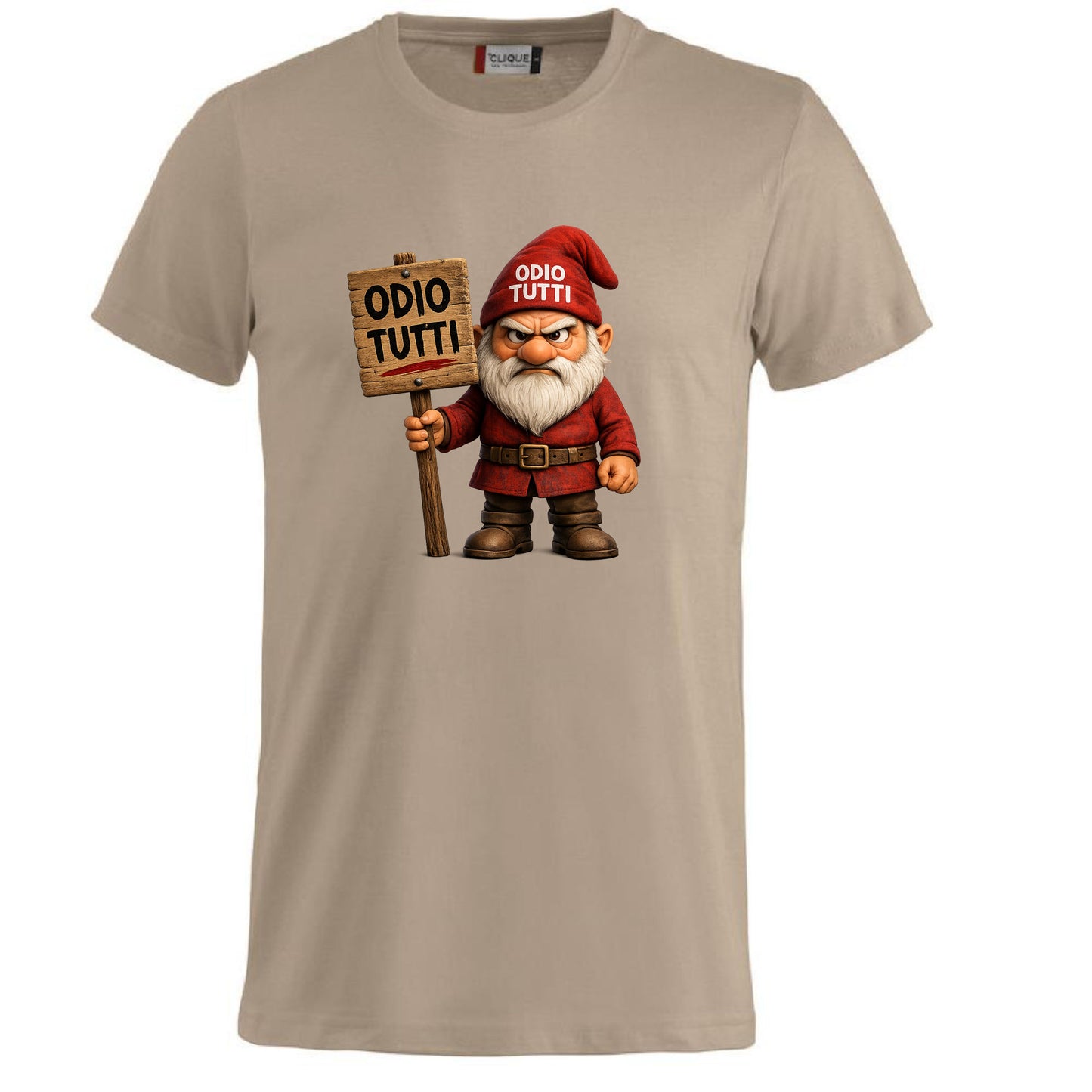 T-Shirt Uomo Simpatica Odio Tutti – Personalizzabile con Nome – PS 27431-A-155