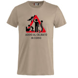 T-Shirt Addio al Celibato In Corso , Dietro  “Attenzione Ubriachi” – Maglietta Divertente con Doppia Stampa Fronte/Retro – PS 27431 - A071