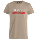 T-Shirt Uomo “Stress Attenzione 99%” – Maglietta Simpatica e Divertente PS 27431-A002