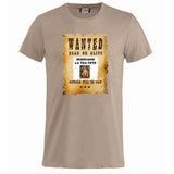 T-Shirt “Wanted Dead or Alive” Personalizzata con la Tua Foto – Mod. PS 27431-A061 - PRS