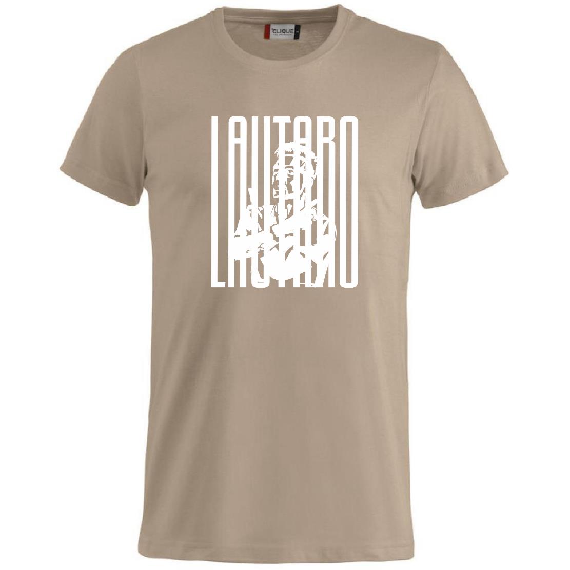 T-Shirt Lautaro Martinez Magliette Tifosi Interisti Maglietta in Cotone Abbigliamento Calcio PS 27431-A033