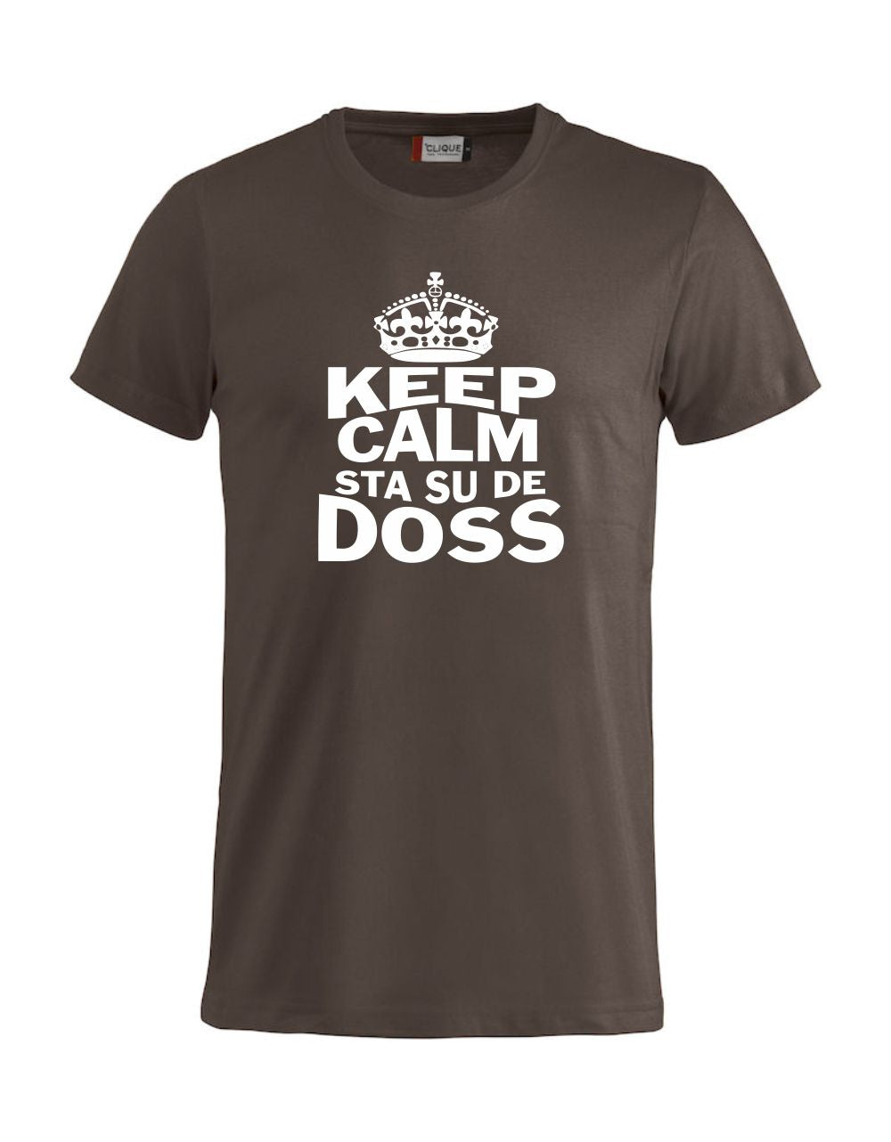 T-Shirt “Keep Calm Sta Su De Doss” Uomo e Bambino – Maglietta Simpatica con Stampa – PS 27431-A010