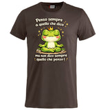 T-shirt Adulto Unisex – Rana Non dico quello che penso! - PS 27431-A-143