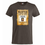 T-Shirt “Wanted Dead or Alive” Personalizzata con la Tua Foto – Mod. PS 27431-A061 - PRS