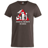 T-Shirt Addio al Celibato In Corso , Dietro  “Attenzione Ubriachi” – Maglietta Divertente con Doppia Stampa Fronte/Retro – PS 27431 - A071