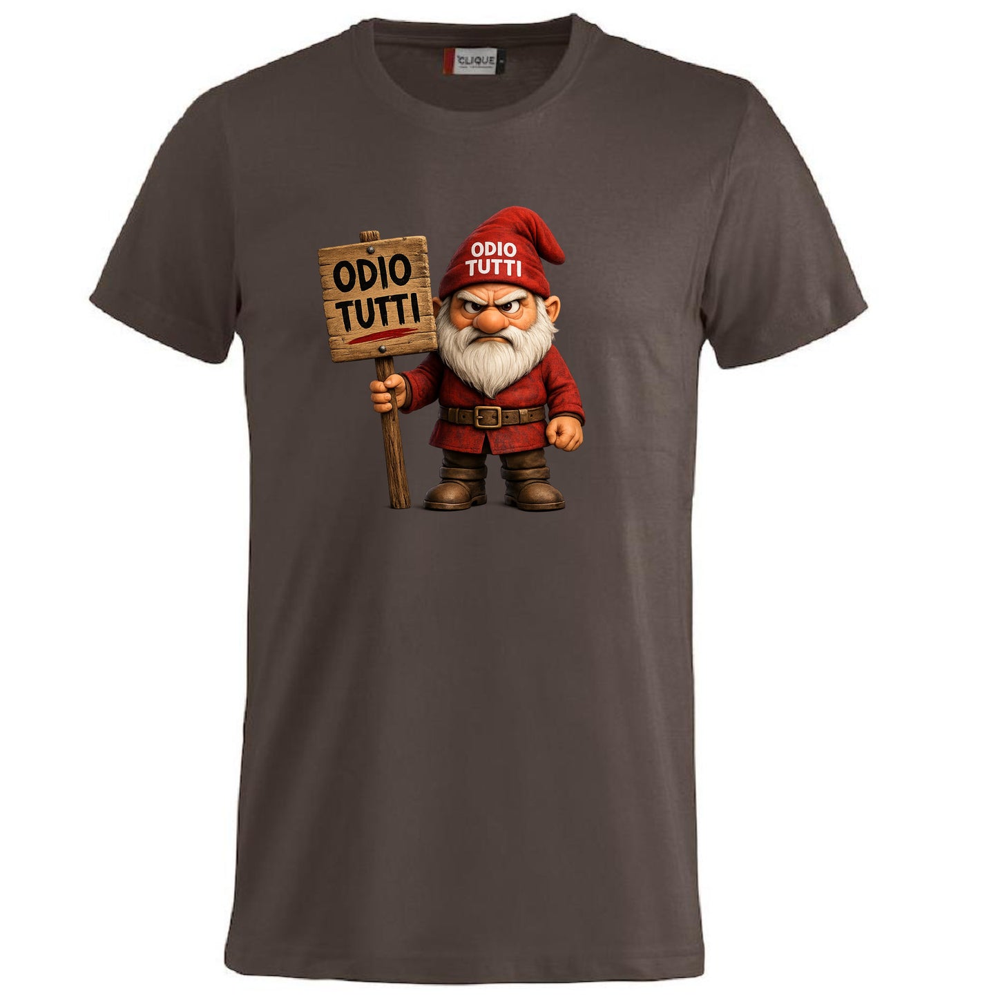 T-Shirt Uomo Simpatica Odio Tutti – Personalizzabile con Nome – PS 27431-A-155