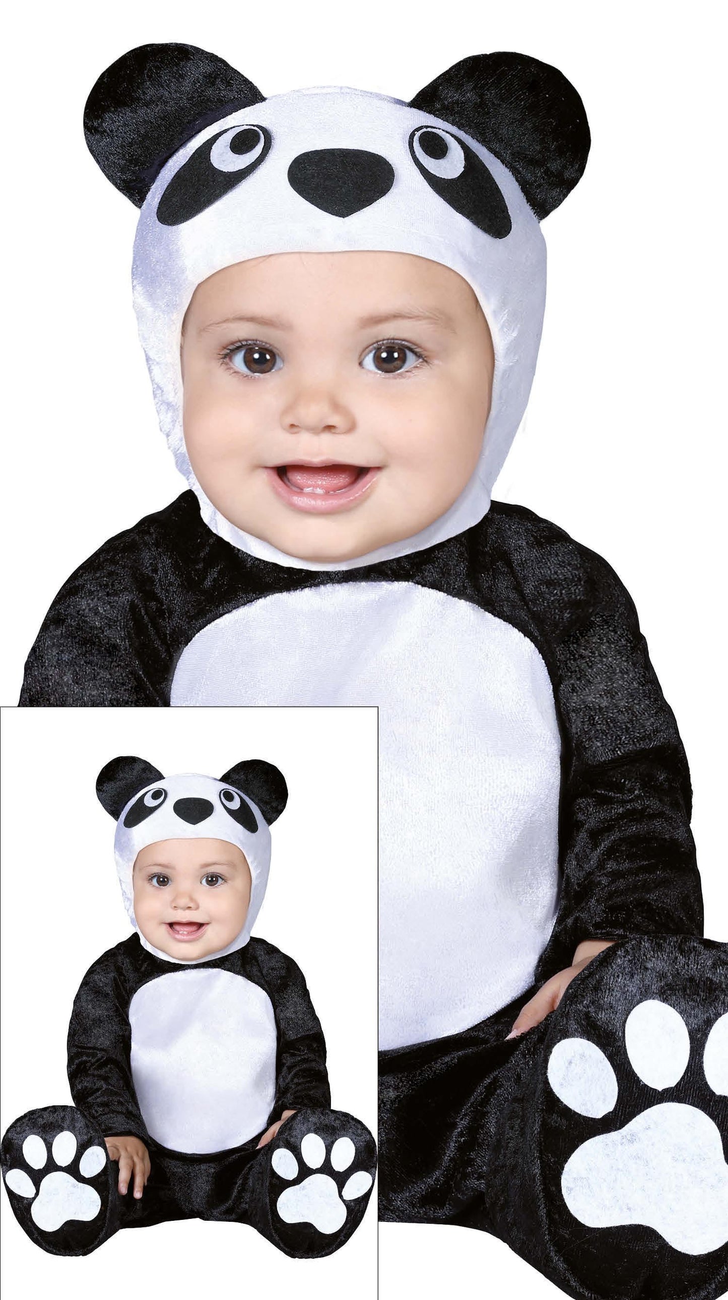 Costume di Carnevale Baby Panda con Cappuccio – PS 00638