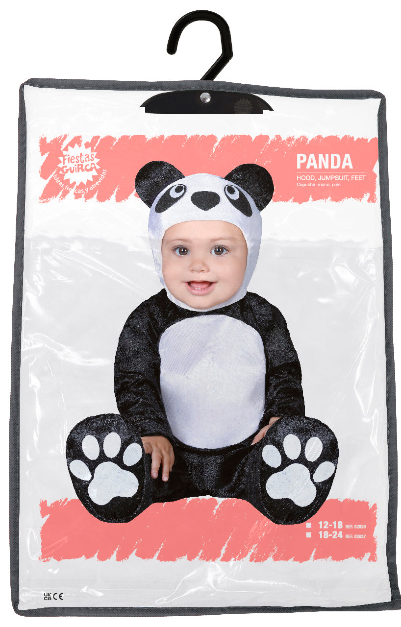 Costume di Carnevale Baby Panda con Cappuccio – PS 00638
