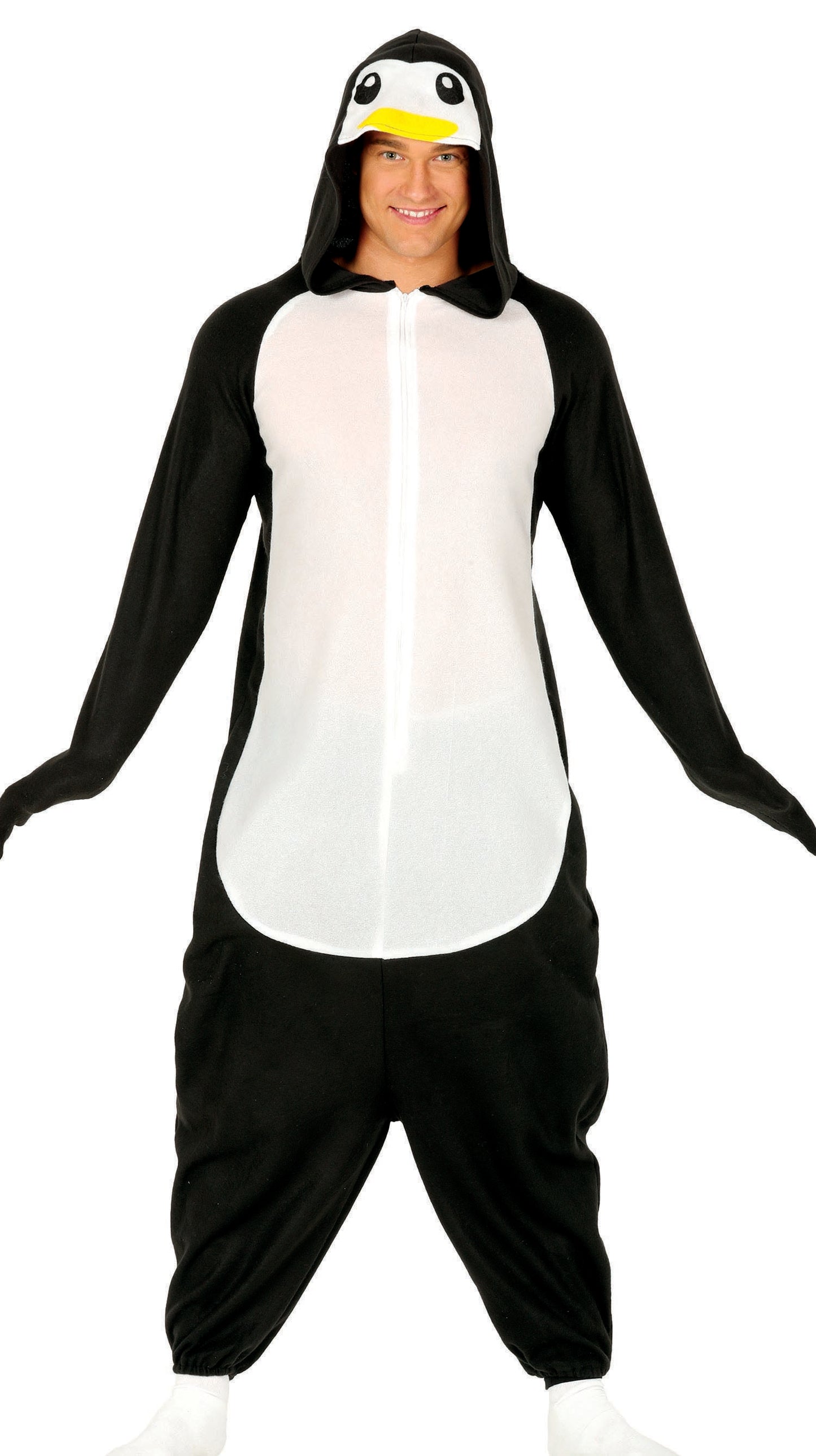 Costume di Carnevale Kigurumimi Pinguino Unisex – Tutone con Cappuccio – PS 00644