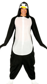 Costume di Carnevale Kigurumimi Pinguino Unisex – Tutone con Cappuccio – PS 00644