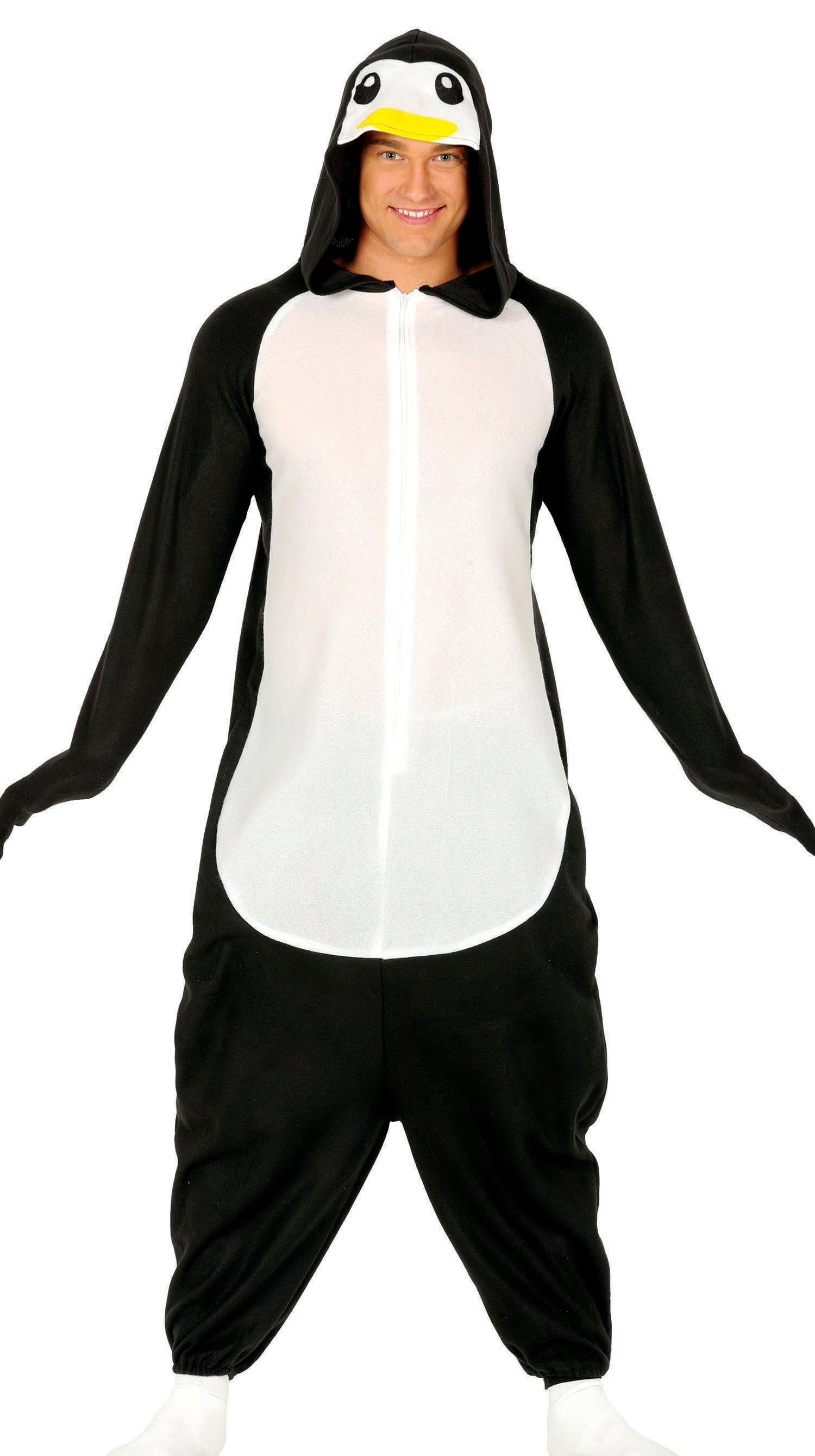 Costume di Carnevale Kigurumimi Pinguino Unisex – Tutone con Cappuccio – PS 00644