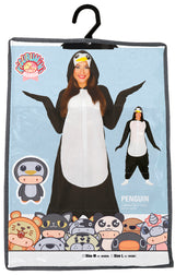 Costume di Carnevale Kigurumimi Pinguino Unisex – Tutone con Cappuccio – PS 00644