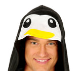 Costume di Carnevale Kigurumimi Pinguino Unisex – Tutone con Cappuccio – PS 00644