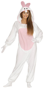 Costume di Carnevale Kigurumimi Coniglietta Unisex – Tutone con Cappuccio – PS 00645