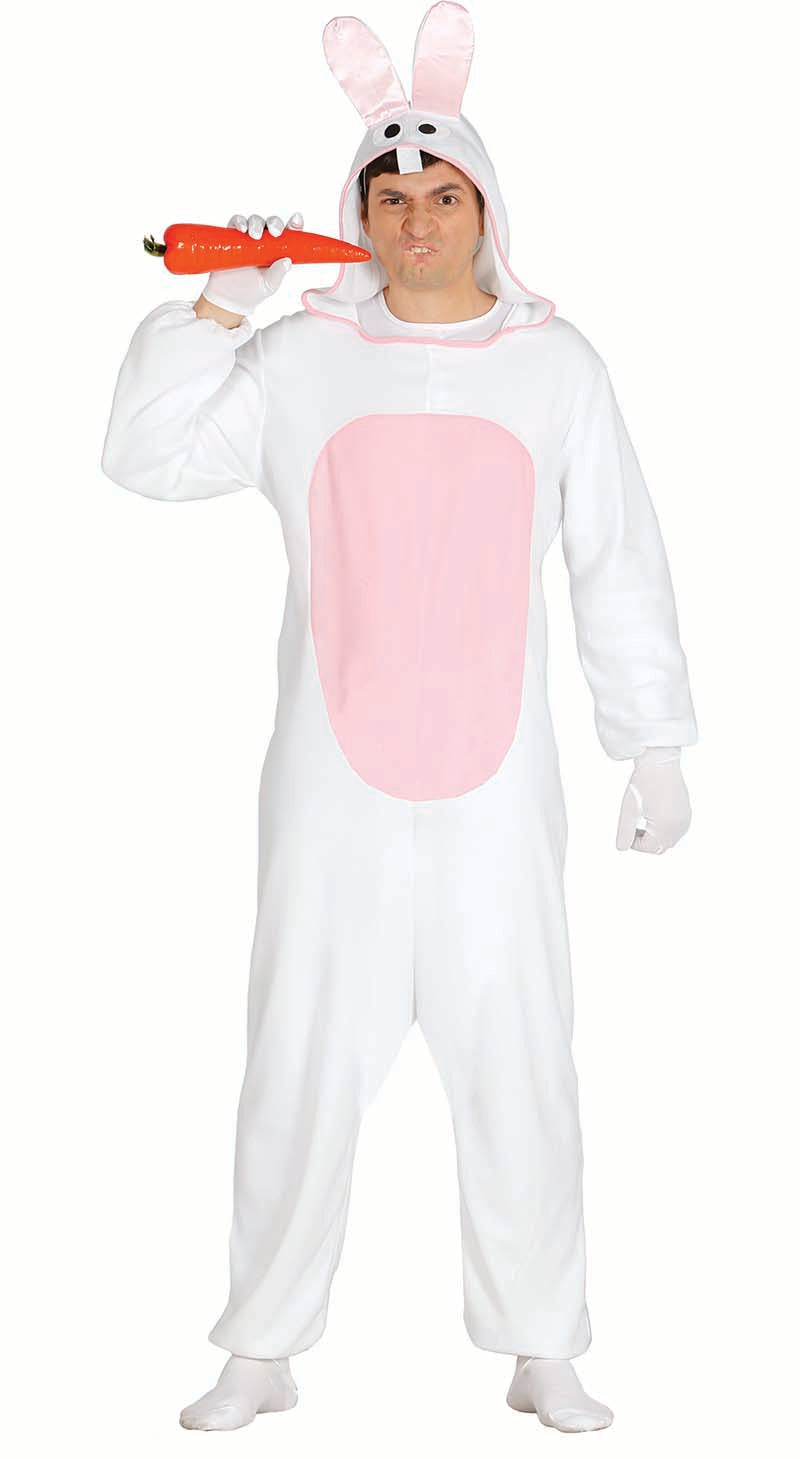 Costume di Carnevale Kigurumimi Coniglietta Unisex – Tutone con Cappuccio – PS 00645