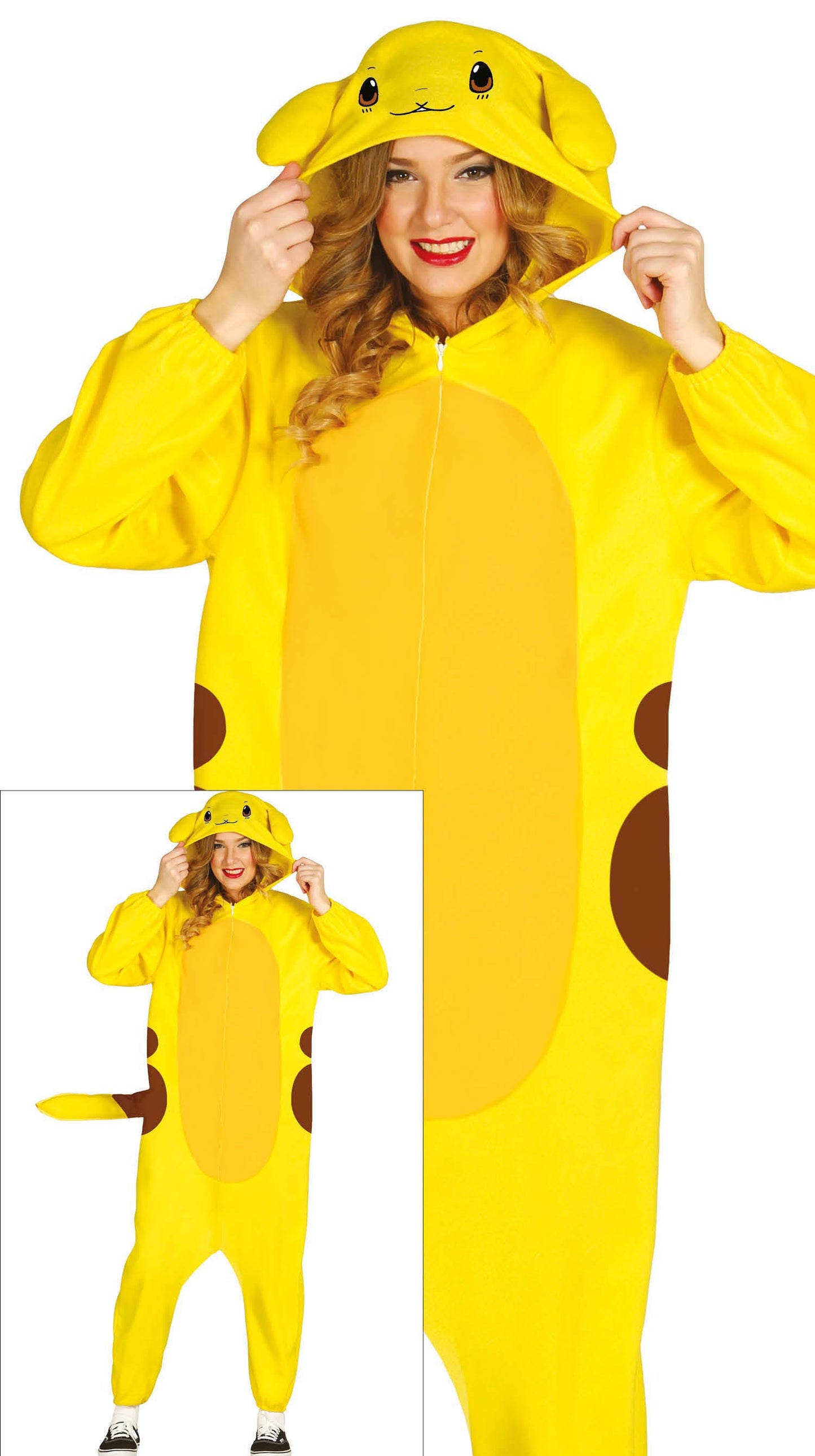 Costume di Carnevale Kigurumimi Cincillà Unisex – Tutone con Cappuccio – PS 00649