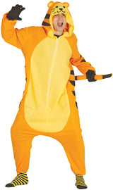 Costume di Carnevale Kigurumimi Tigre Unisex – Tutone con Cappuccio – PS 00643-BS