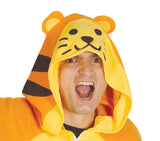 Costume di Carnevale Kigurumimi Tigre Unisex – Tutone con Cappuccio – PS 00643-BS