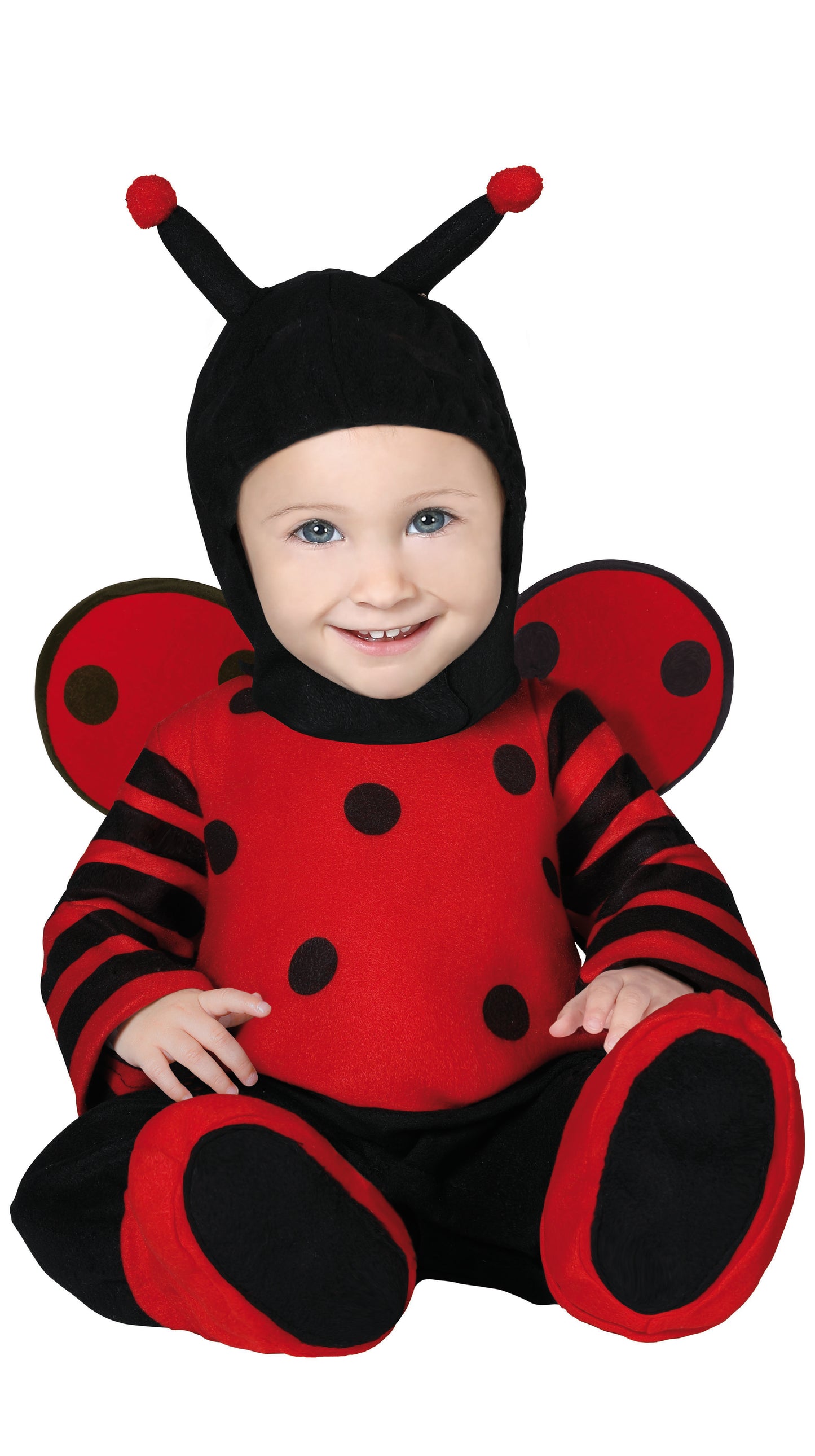 Costume di Carnevale Baby Coccinella con Cappuccio – PS 00639