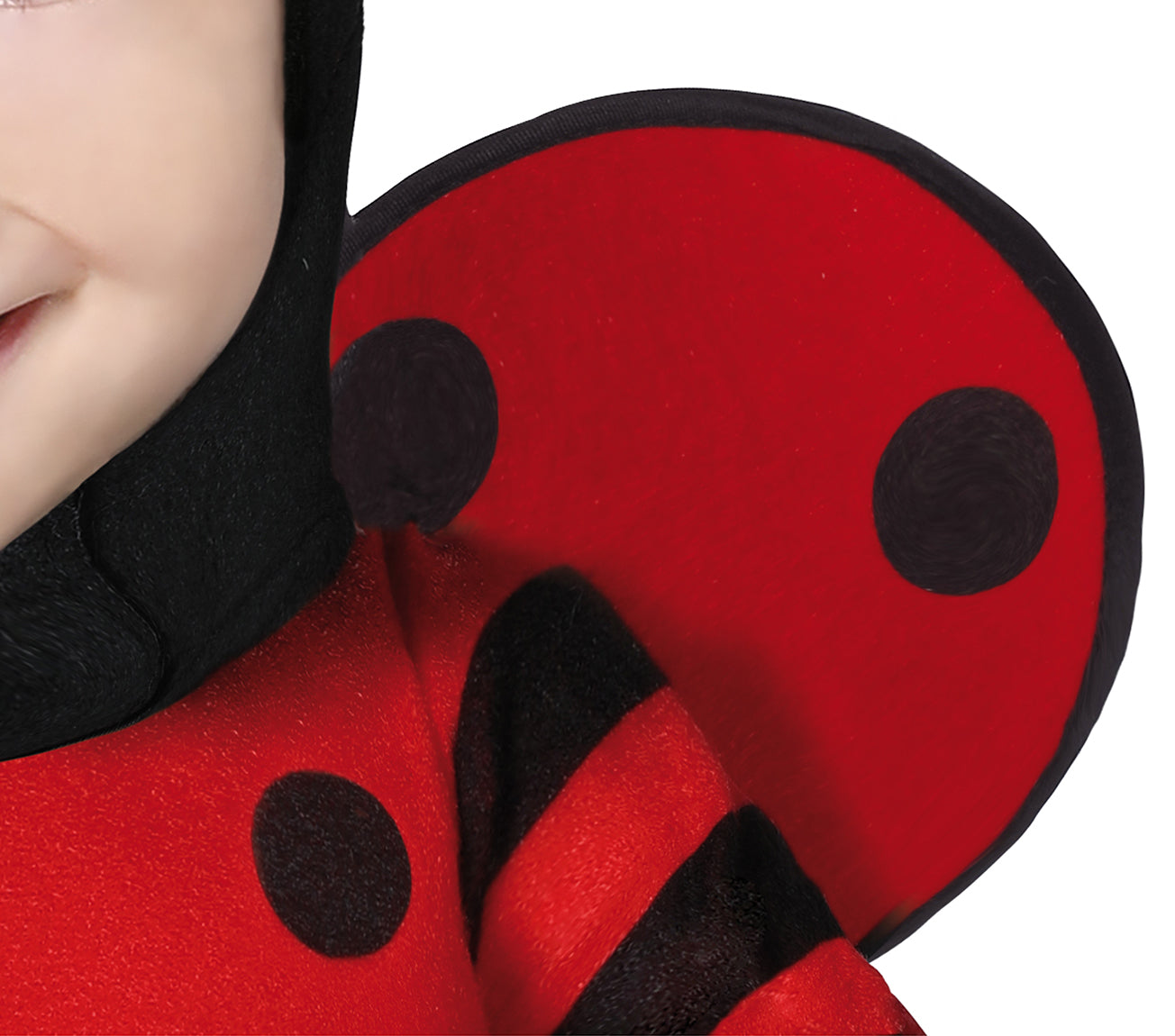 Costume di Carnevale Baby Coccinella con Cappuccio – PS 00639