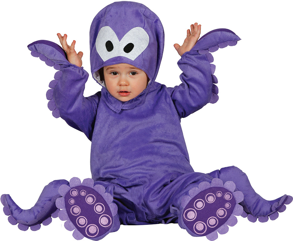 Costume di Carnevale Baby Polipo con Cappuccio – PS 00640
