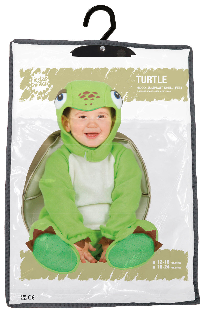 Costume di Carnevale Baby Tartaruga con Cappuccio – PS 00641
