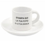Tazzina da Caffè in Ceramica Personalizzabile con Piattino – PS 10531