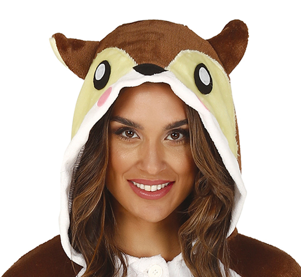 Costume di Carnevale Kigurumimi Scoiattolo Unisex – Tutone con Cappuccio – PS 00652