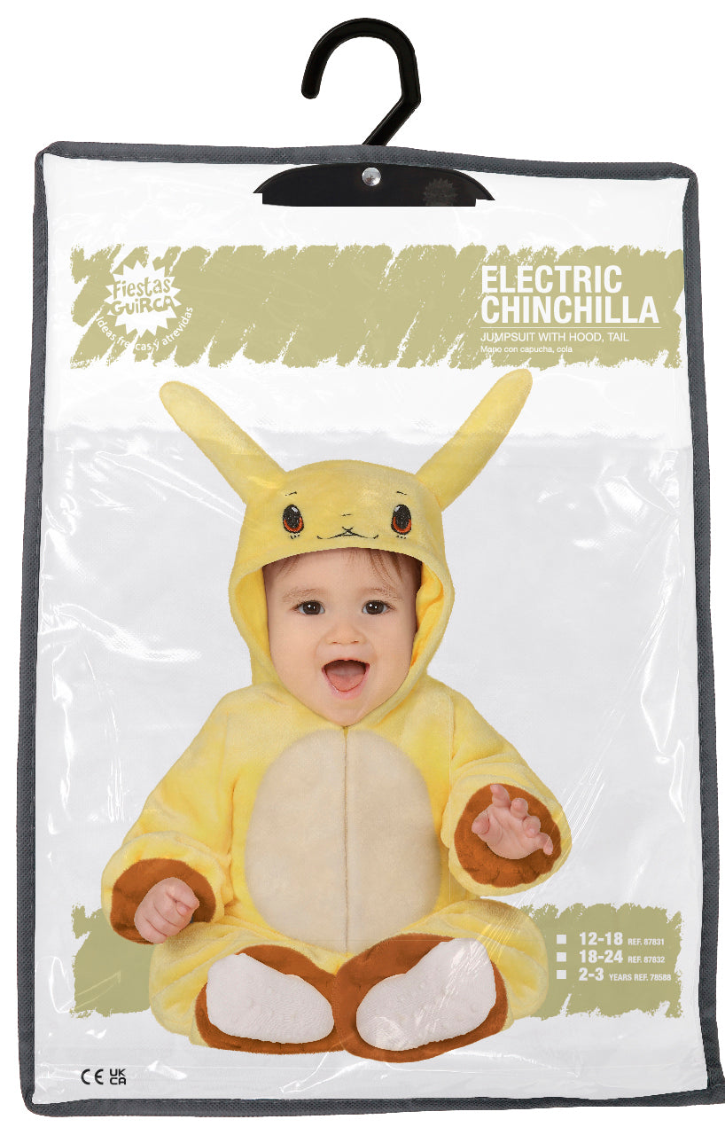 Costume di Carnevale Baby Cincillà con Cappuccio – PS 00642