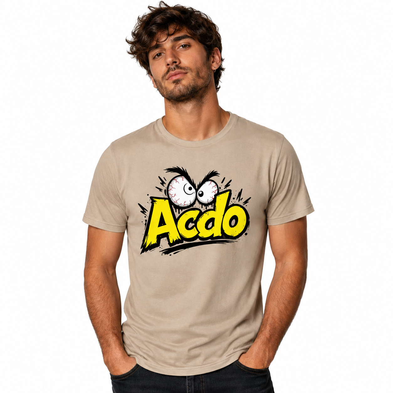 T-Shirt Simpatica ACDO Acido – Personalizzabile con Nome – PS 27431-A-154