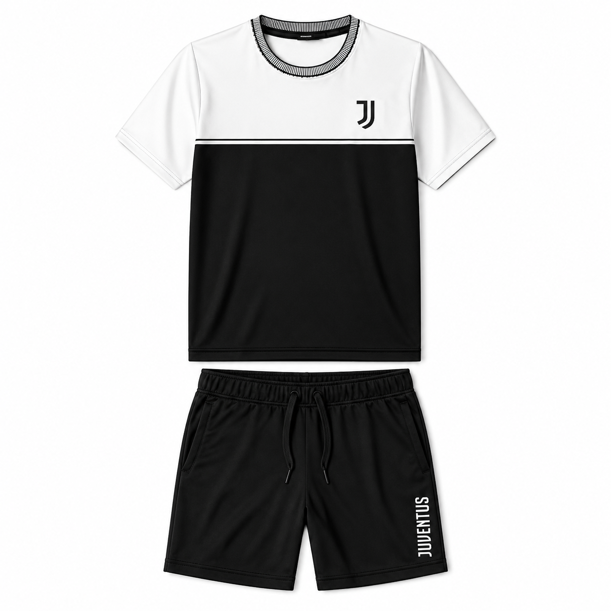 Pigiama Juve Corto da Ragazzo Juventus – Prodotto Ufficiale Personalizzabile  – PS 46700
